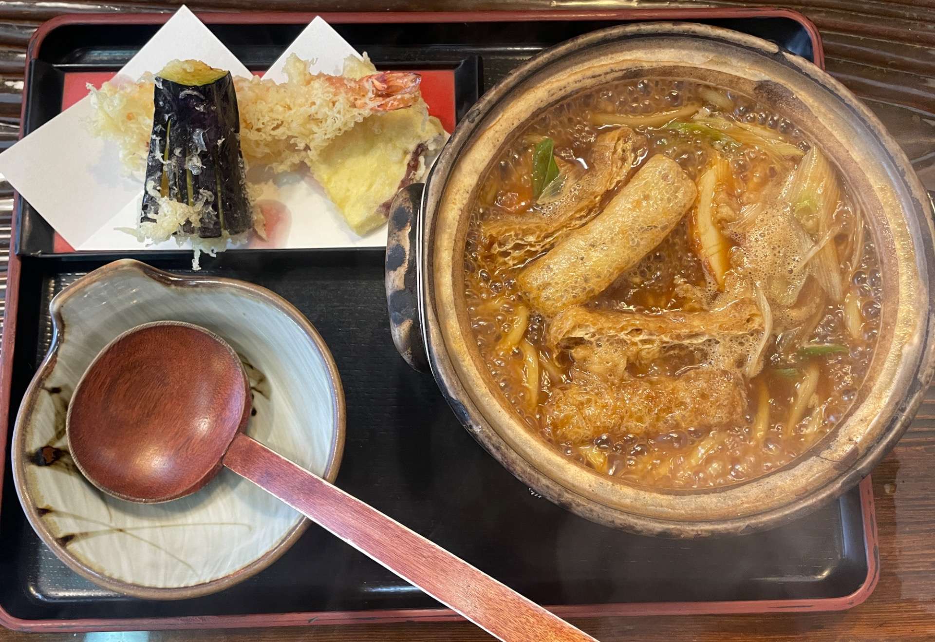 味噌煮込みうどん✨